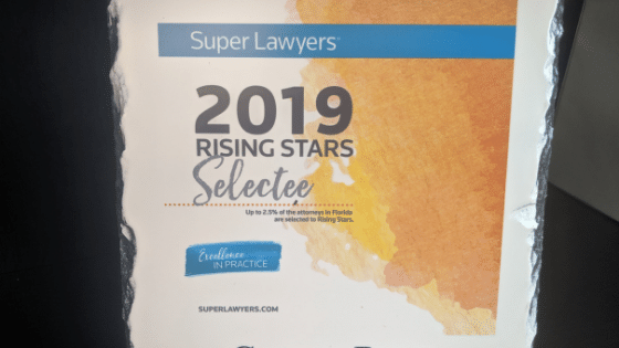 Attorney Gregory Berry Selected to Super Lawyers 2019 Rising Stars